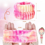 8pcs Wrist Bands for Washing Face Wash Wristbands Wrist Towels Arm Bands for - Image 4