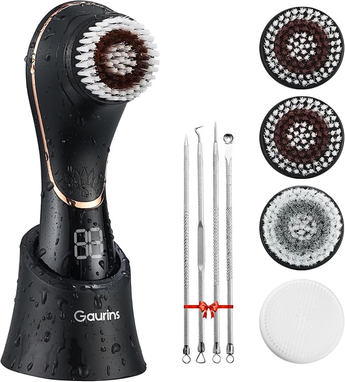 Facial Cleansing Brush Face Scrubber Exfoliator Rechargeable IPX7 Waterproof by followus