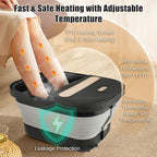 Collapsible Foot Spa Bath with Massager and Heat and Bubble Jets, Temperature - Image 3
