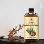 Handcraft Blends Cold-Pressed Organic Castor Oil 16 Fl Oz | Glass Bottle | 100% - Image 7
