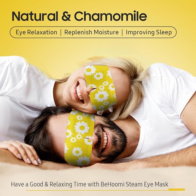 BeHoomi 30Packs Steam Eye Mask, Heated Eye Mask Warm Compress - Image 2