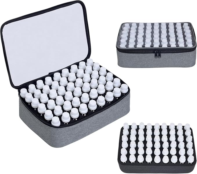 Essential Oils Carrying Case Holds 54 Grids by LANDFOBO