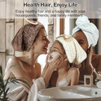 Jseng Microfiber Hair Towel Caps, 3 Packs, Fast Drying, Cute Bowtie Design - Image 2