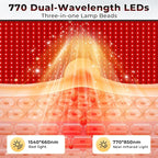 LITDUCK Body Red Light Therapy Mat, Eligible Red Light Therapy Blanket - Image 4