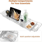 Expandable Bathtub Tray, Foldable Bath Tray - Image 2