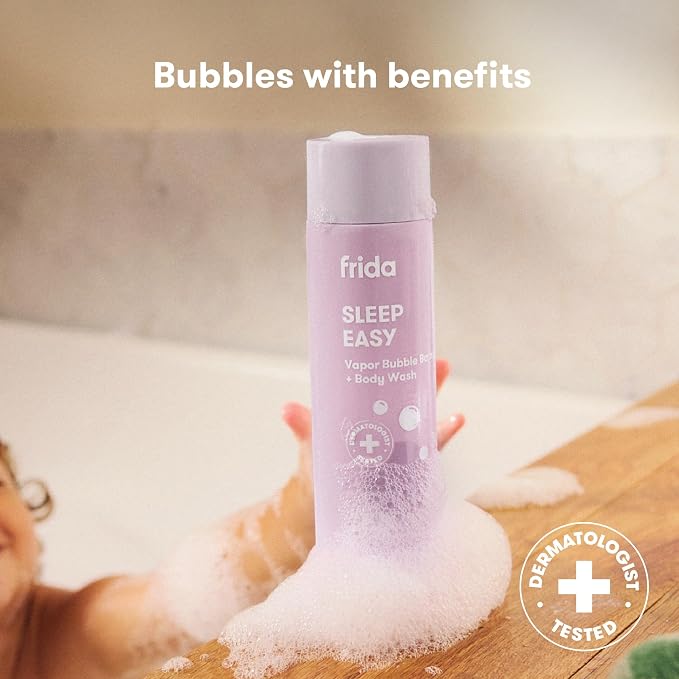 Frida Baby Lavender Baby & Kids Bubble Bath + Body Wash, Sleep & Calming - Image 2