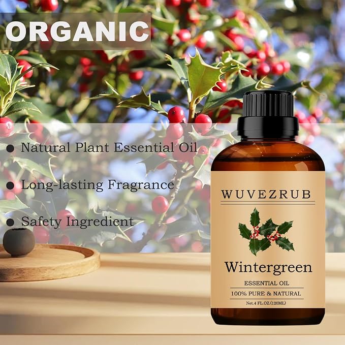 Wintergreen Essential Oils, 120ML Pure and Natural Essential Oil - Image 4