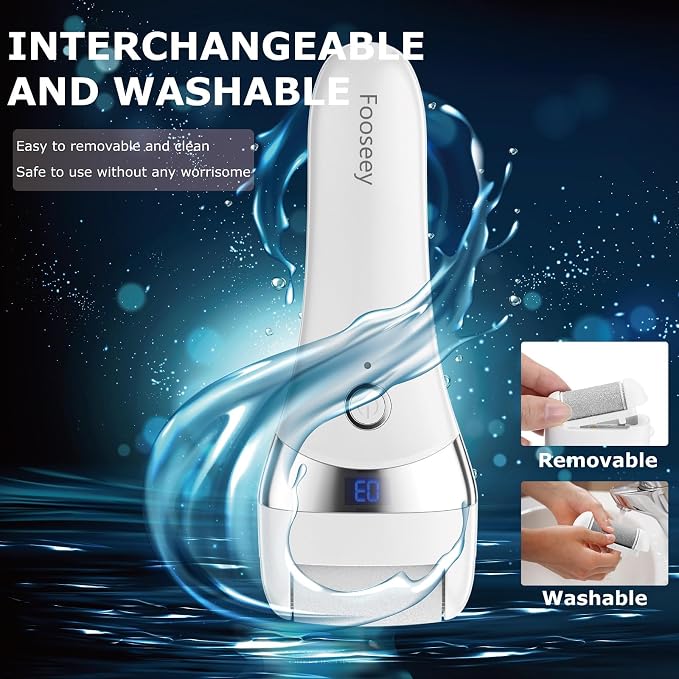 Upgraded Electric Foot Callues Remover, Portable Electric Foot Files - Image 4