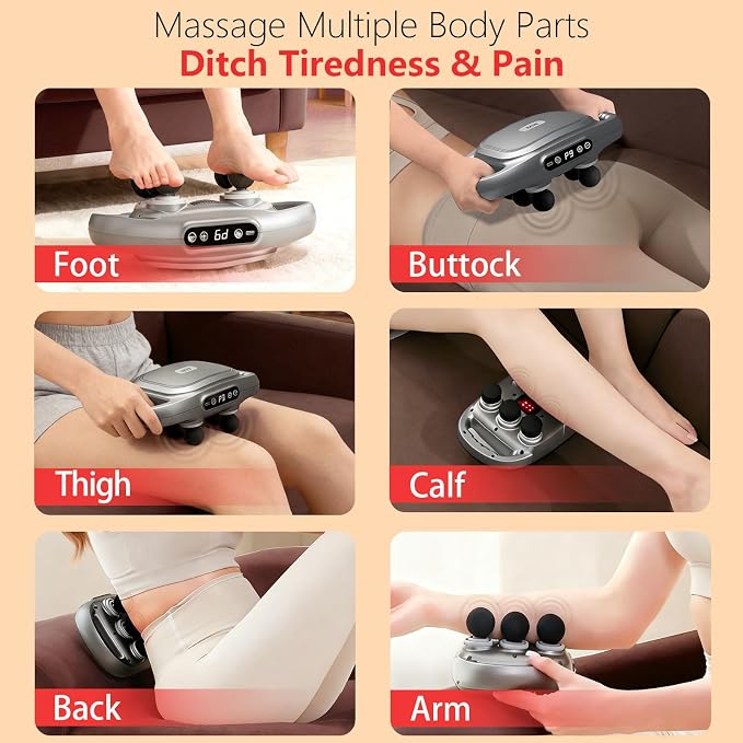 6 Head Massage Gun for Deep Tissue - Image 5