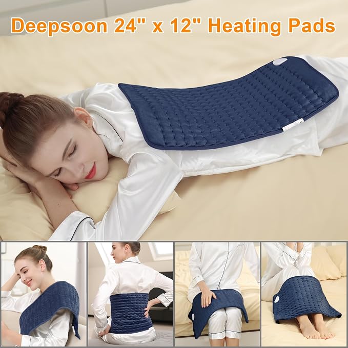 Deepsoon Heating Pad, Electric Heating Pads - Image 2