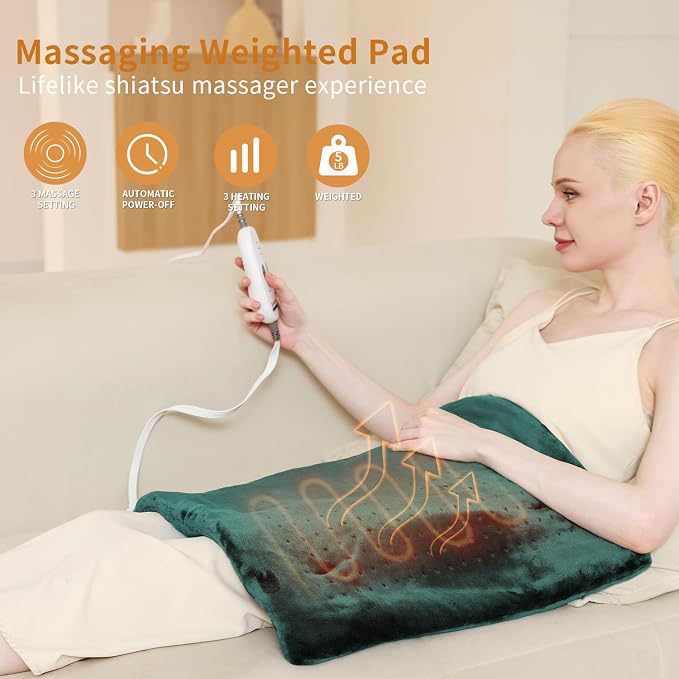 Massaging Weighted Heating Pad - Image 3