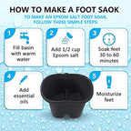 Foot Bath Foot Soaking Bath Basin Extra Large Foot Soaking Tub Bath Basin - Image 6
