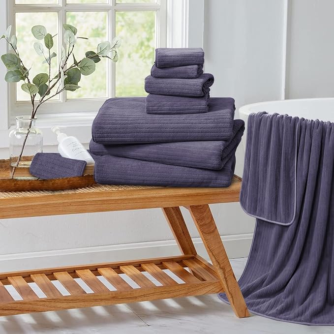 Extra Large Bath Sheet Set of 4, Ultra Soft Fluffy Towel, 35”x 70”Oversized - Image 8