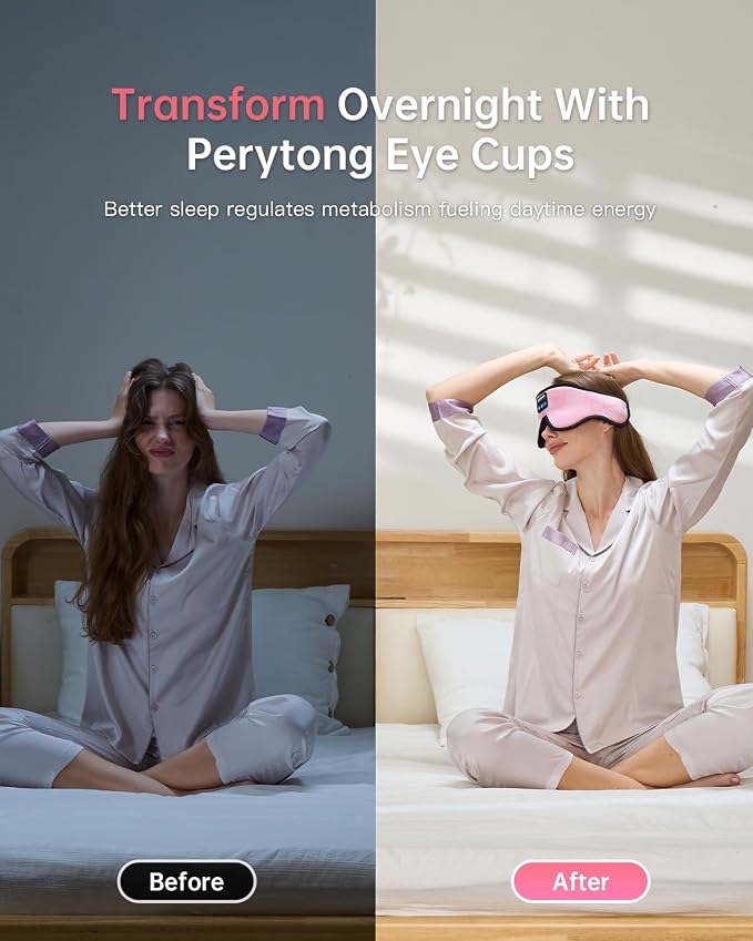 Sleep Mask with Bluetooth 5.4 Headphones, Wireless Music Sleep Eye Mask - Image 4