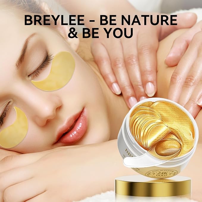 BREYLEE 24K Gold Eye Masks - Image 8