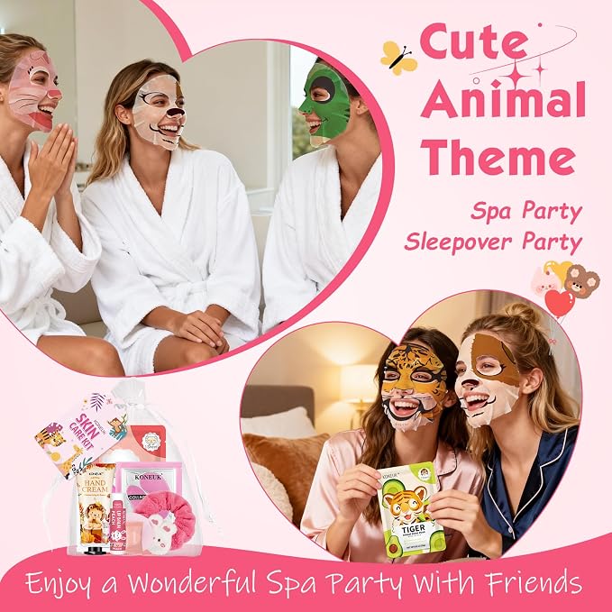 70PCS Animal Spa Party Supplies - Image 3