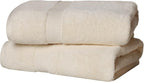 SUPERIOR Egyptian Cotton Pile Bath Towel Set of 2, Ultra Soft Luxury Towels - Image 2