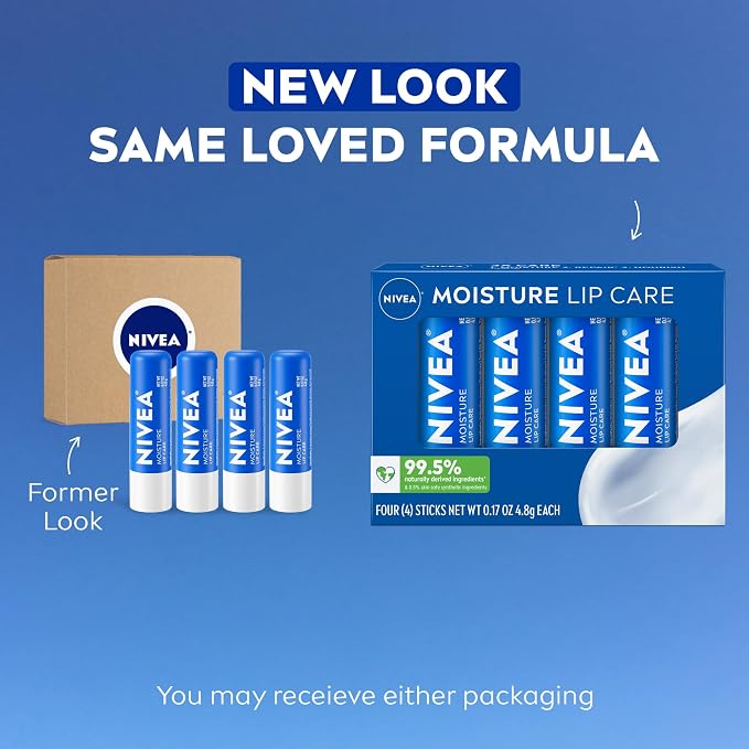NIVEA Moisture Lip Care, Hydrating Lip Balm - Image 2