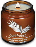 Hemlock Park Oud Forest Apothecary Hand-Poured Scented Candle | Crackling Wood by HemlockPark