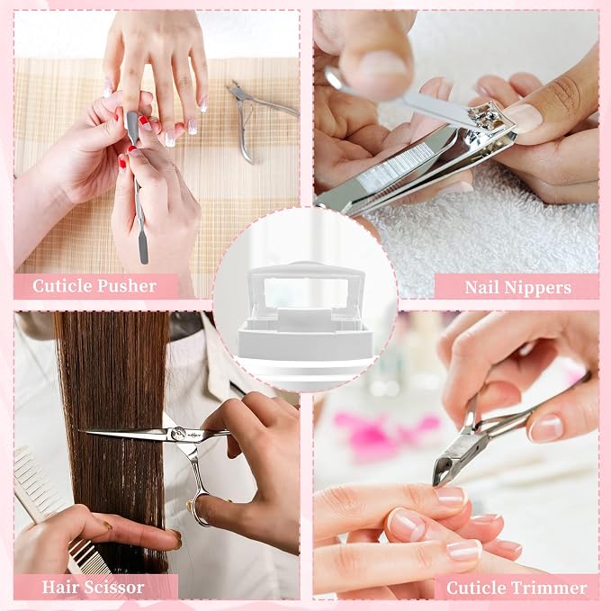 Nail Tool Sterilizer Box, Plastic Sterilizing Tray, Plastic Clean Sterilizing - Image 7