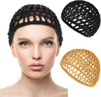 WLLHYF Wig Cap Thick Long Hair Caps Adjustable Net Mesh Braided Weaving Making - Image 2