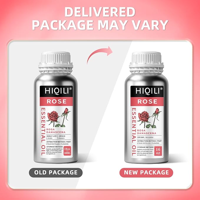 HIQILI Rose Essential Oil for Diffuser, Perfume & Candle Making - Image 9