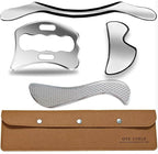 4 in 1 Stainless Steel Muscle Scraper Tool Set, IASTM Physical Therapy Massage by GYXCOELEIASTMTOOL