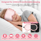 Kids Sleep Mask, 100% Real Mulberry Silk Eye Mask, Sleeping Mask - Image 4