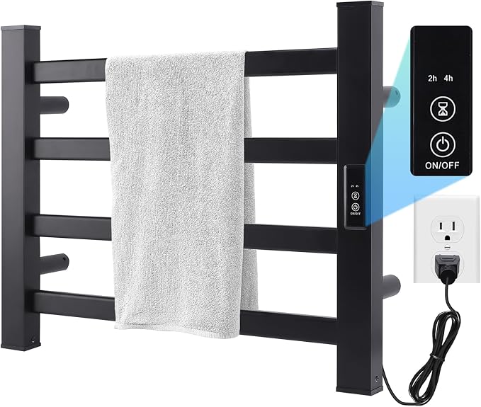 Towel Warmer Heated Towel Bar-Rack by Nopwer