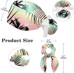 Women's Working Caps with Scrunchies Tarot Pattern Background Lace-Up Hat - Image 2