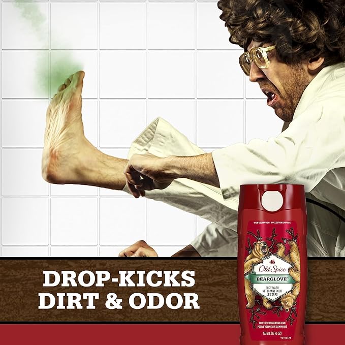 Old Spice Wild Bearglove Scent Body Wash - Image 6