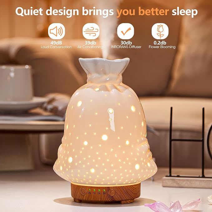 160ML Ceramic Diffuser for Essential Oils Lucky Bag Aromatherapy Diffuser - Image 4