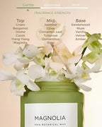 M&SENSE Magnolia Jasmine Romantic Scented Candle, 19.4oz 110 Hours Long Lasting - Image 2