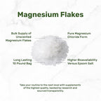 Pure Magnesium Flakes Bath Soaks, 10lbs - Image 2