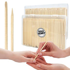 GOLD HONEY 360PCS Cuticle Pusher Wood in Boxed by GOLDHONEY