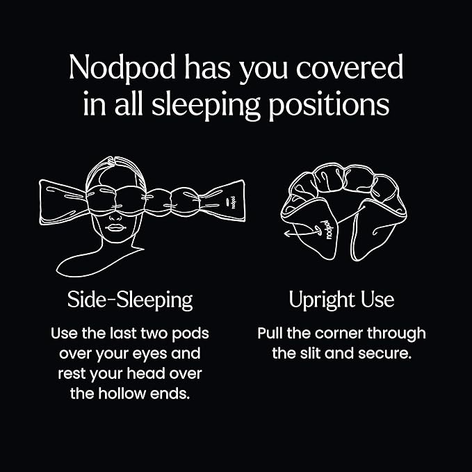 Nodpod Gentle Pressure Sleep Mask | Patented Light Blocking Design - Image 5