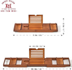XcE Bamboo Bathtub Caddy Tray - Image 4