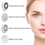 Facial Cleansing Brush, 4 in 1 Electric Face Scrubber - Image 3