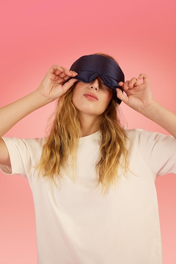 Glow People Silk Sleep Mask – 100% Mulberry Silk Eye Mask - Image 6