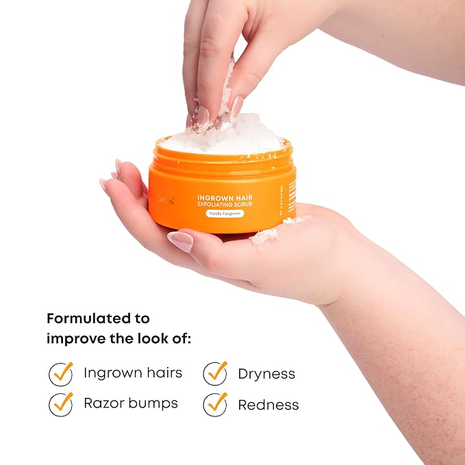 Bushbalm Ingrown Hair Exfoliating Scrub – Pre-Shave Sugar Scrub - Image 2