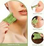 airogym Jade Stone Gua Sha Massage Tool Set Larger Guasha Board - Image 5