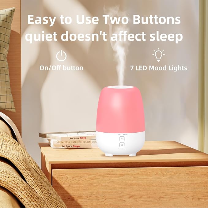 SPLITSKY 150ML Cordless Essential Oil Diffuser, Built-in 6000mAH Rechargeable - Image 6