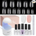 AILLSA Gel Nail Kit Short Coffin Nail Tips 240pcs by AILLSAGELPOLISH