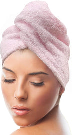 KEEPOZ Hair Towel Wrap Quick Dry 100% Cotton Super Absorbent Turban Head Wrap by KEEPOZ