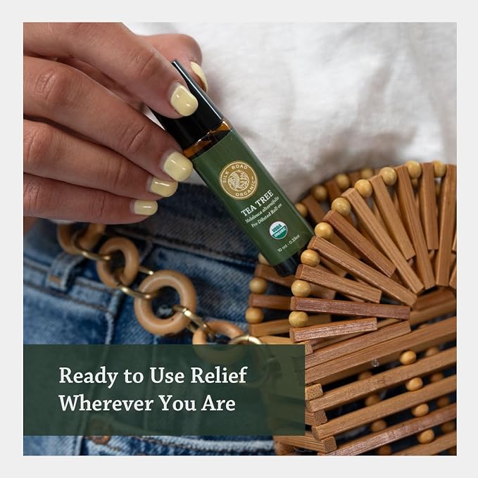 Silk Road Organic Tea Tree Essential Oil Roll On - Image 6