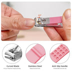 10 in 1 Manicure kit for Women Professional Pink Nail kit, Nail Care kit and - Image 4