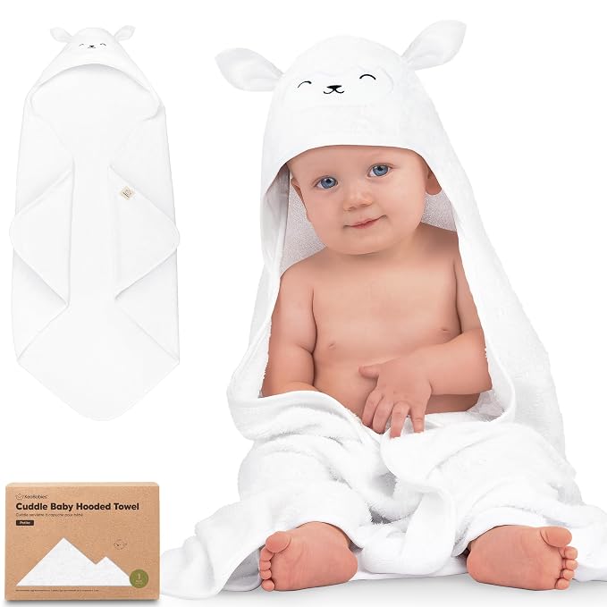KeaBabies Hooded Baby Towel for Newborn by KeaBabies