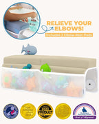 Comfortable Baby Bath Kneeler and Elbow Rest Pad Set – Thick Memory Foam Bath - Image 3