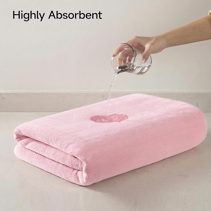 REDKISS 2 Pack Microfiber Extra Large Bath Sheets, 35 x 70 Inches, Super Soft - Image 6