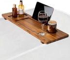 Teak Bathtub Tray by FunMemories